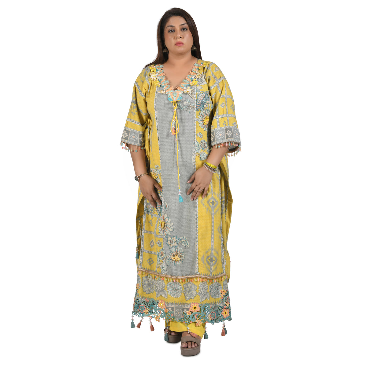 Kaftan With Plazoo